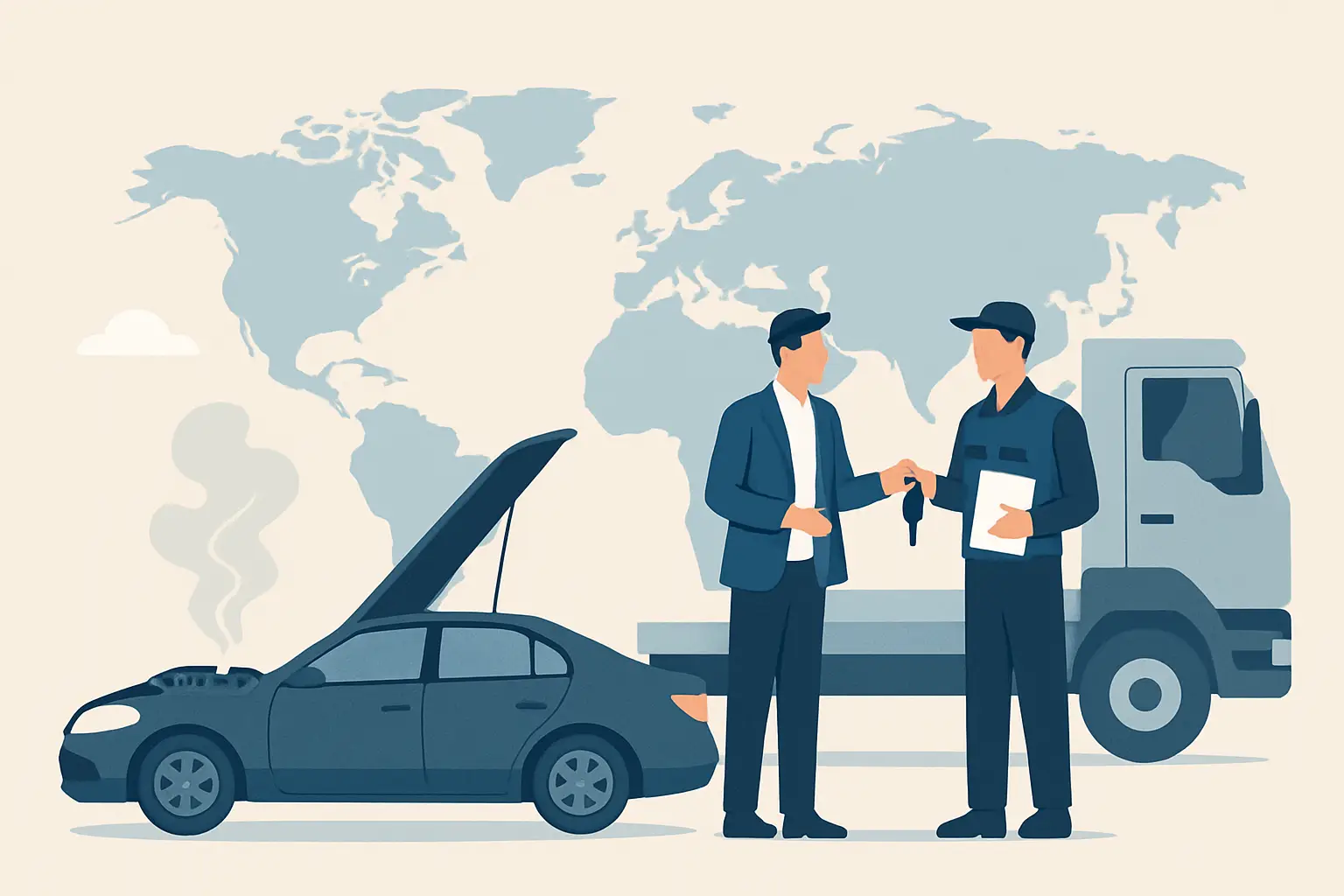 Autoexport bei Motorschaden: So klappt der Verkauf